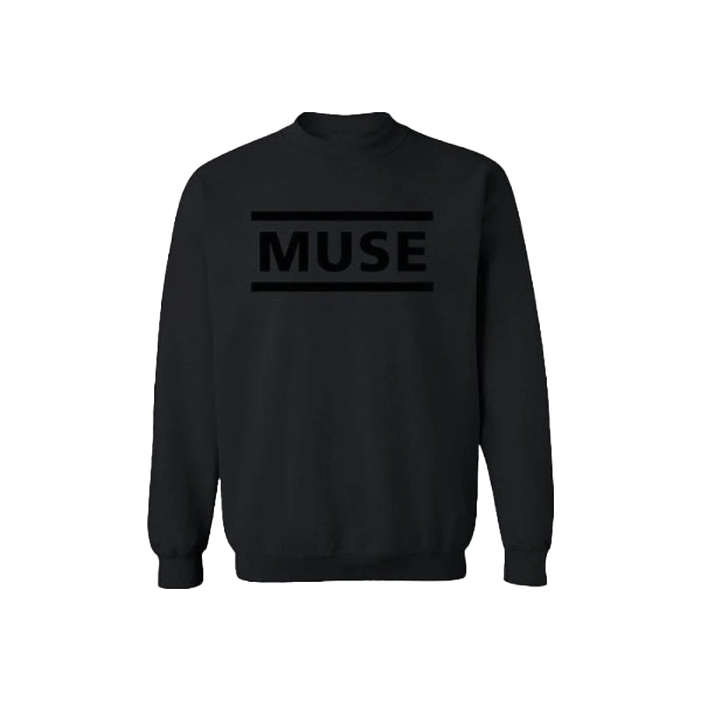 All Black Clean Logo Sweatshirt