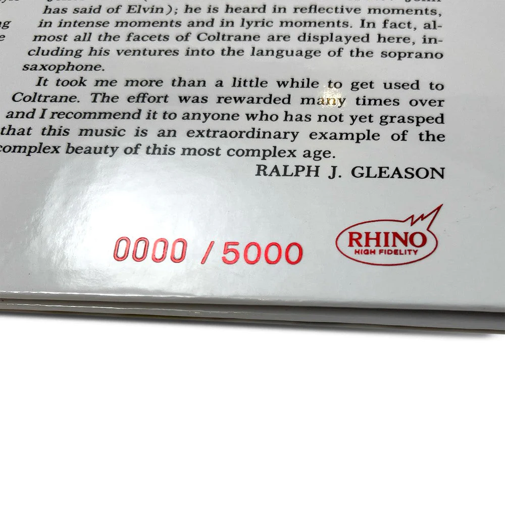 Coltrane's Sound (Rhino High Fidelity) Vinyl [LP] - Image 3
