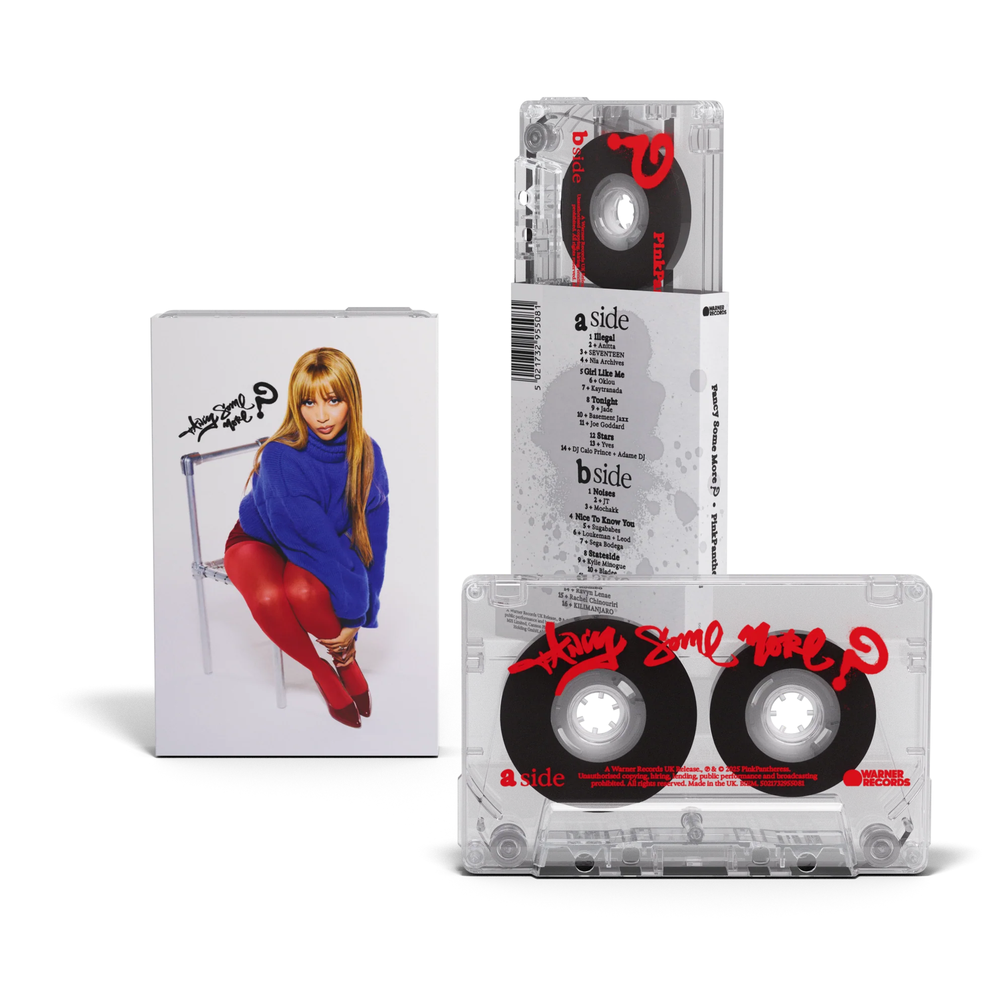 'Fancy Some More?' Clear & Grey Cassette