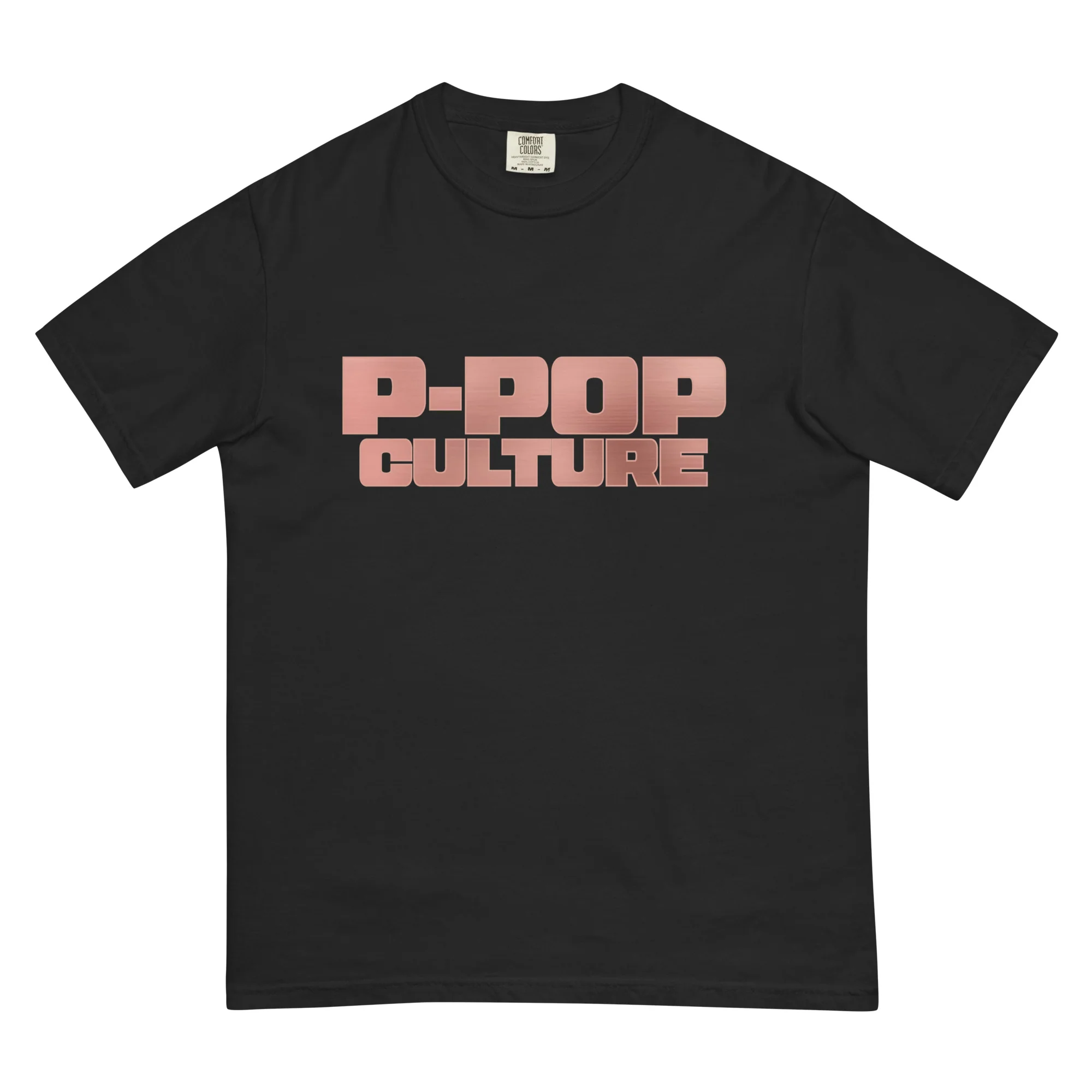 P-POP CULTURE Black T-shirt